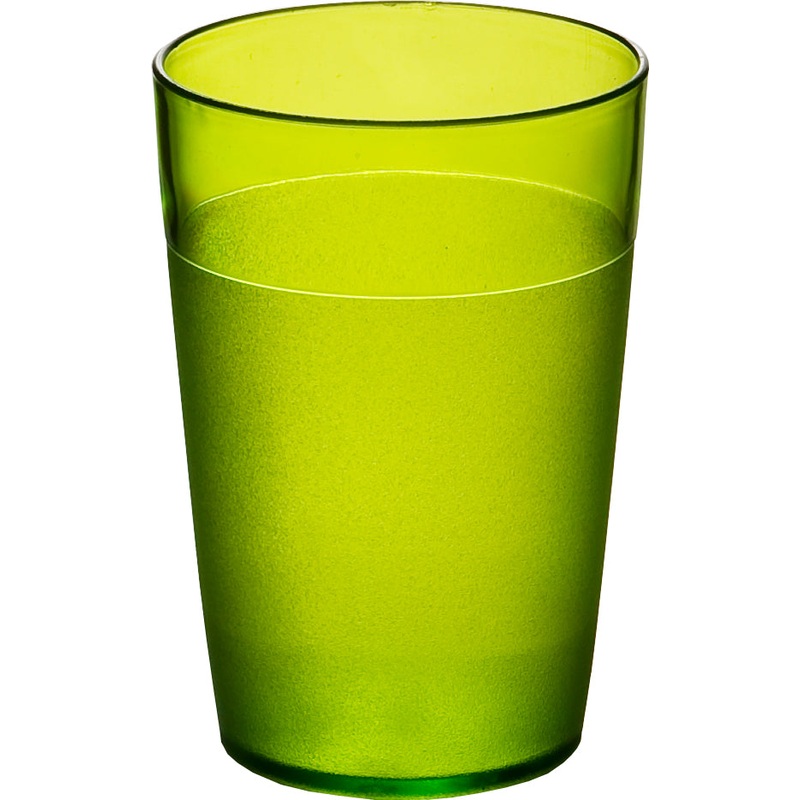 Tumbler - 250ml, Polycarbonate, Green: Pack of 5