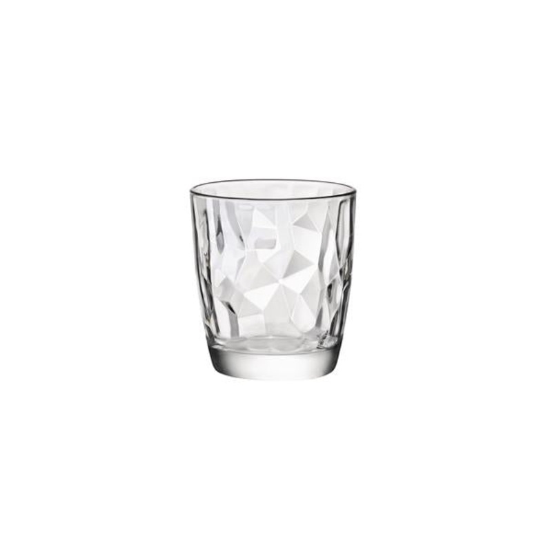 Diamond-Tumbler Water Clear 305Ml: Pack of 24