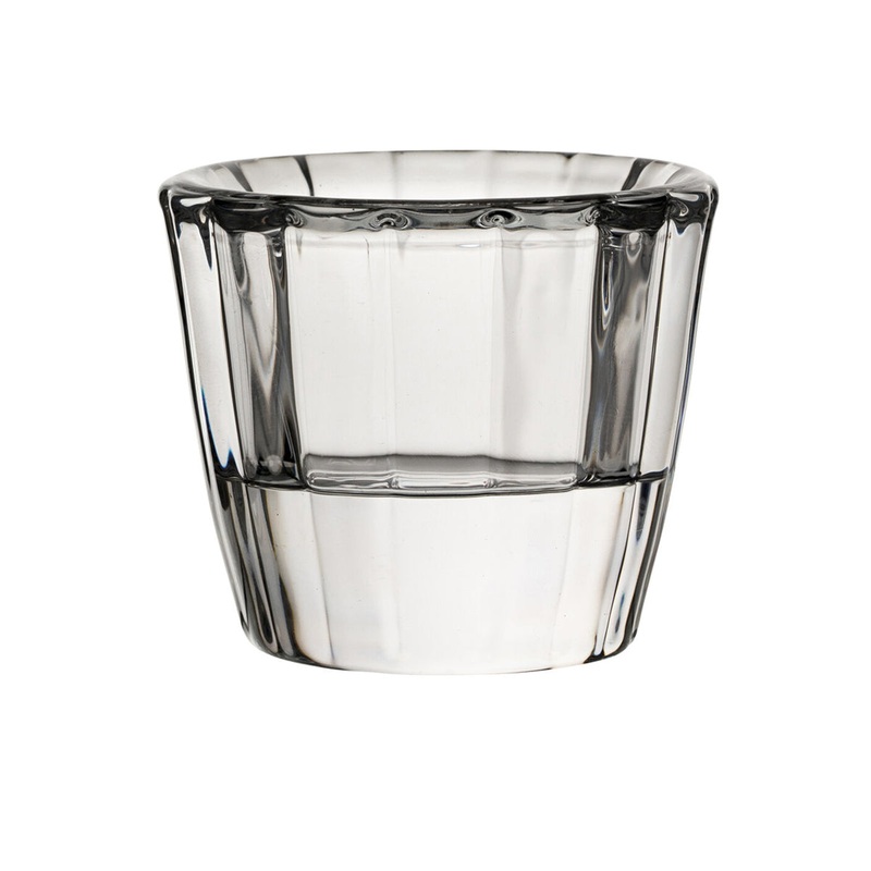 Ribbed Votive Clear: Pack of 12