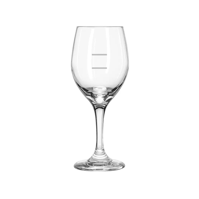 Perception Tall Goblet With Double Pour Line @ 150 and 250ml- 414 ml: Pack of 12