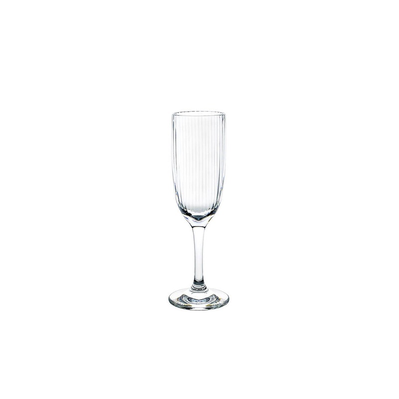 Unbreakable Bamboo Champagne Flute, Polycarbonate - 130ml: Pack of 4