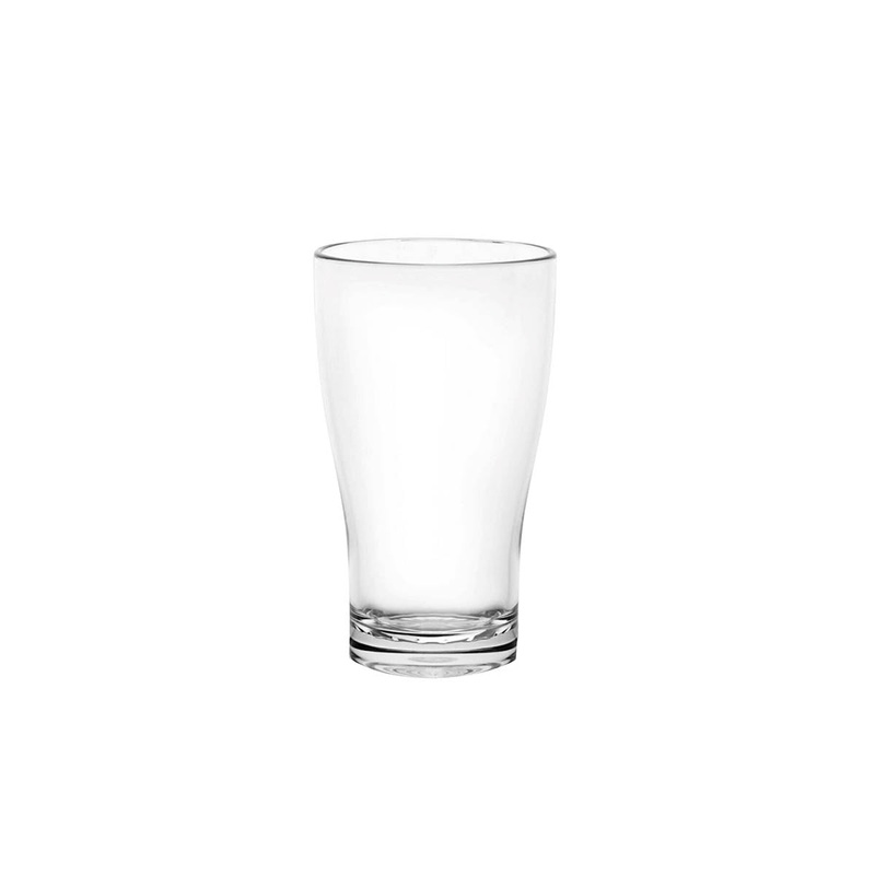 Unbreakable Conical Beer Weights and Measures Certified, Nucleated, Polycarbonate -  425ml: Pack of 4
