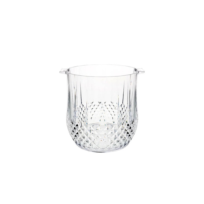 Unbreakable Cut Crystal Ice Bucket, Polycarbonate - 5.2Lt
