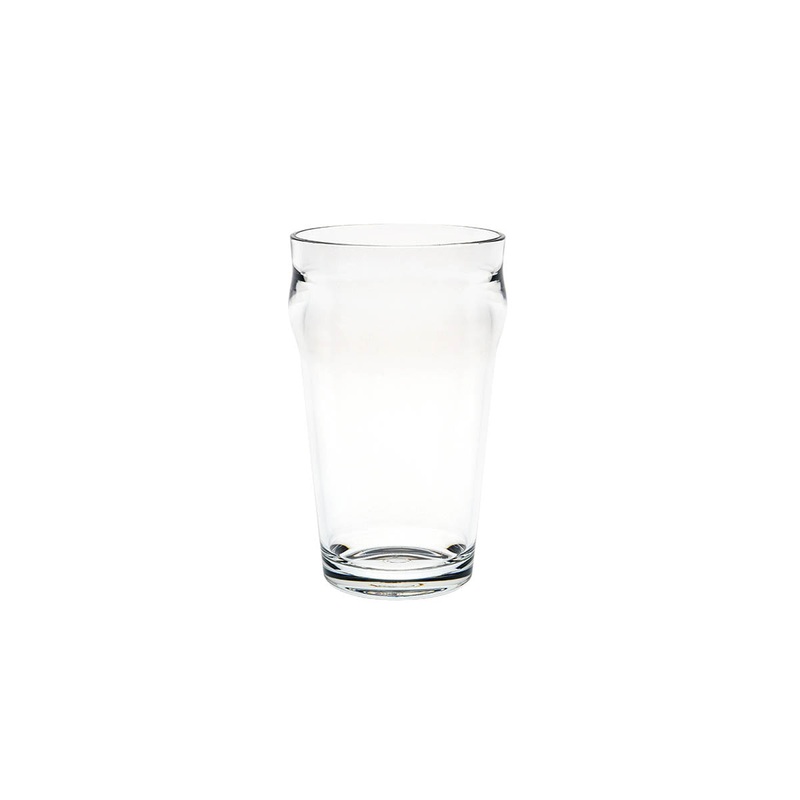 Unbreakable Essentials Nonic Beer, Weights and Measures Certified, Nucleated, Polycarbonate - 570ml: Pack of 4