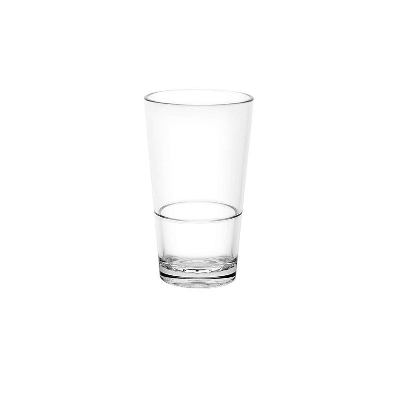 Unbreakable Highball, Weights and Measures Certified, Nucleated, Polycarbonate - 360ml: Pack of 4