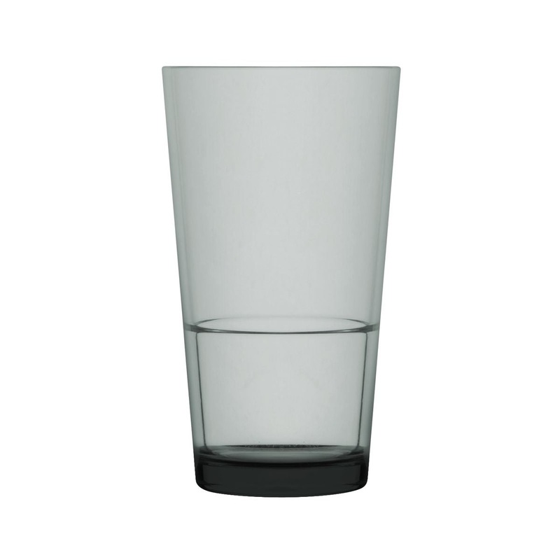 Colins Highball - 425ml, Smoke, Polycarbonate: Pack of 6