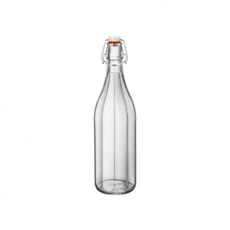 Oxford Bottle with Top - 1.0L, Clear: Pack of 6