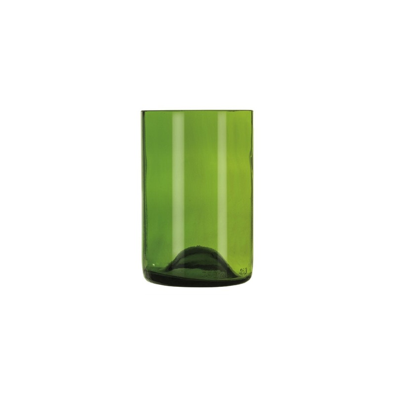 Bottle Base Tumbler - 355ml, Green: Pack of 12
