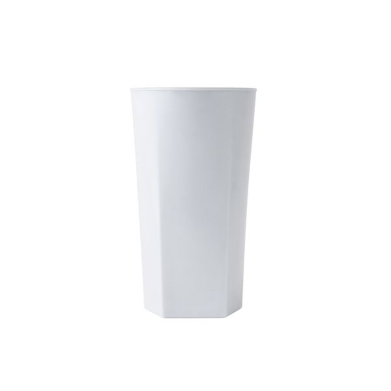 Pure Jasper Highball - 425mL, White, Polycarbonate: Pack of 6