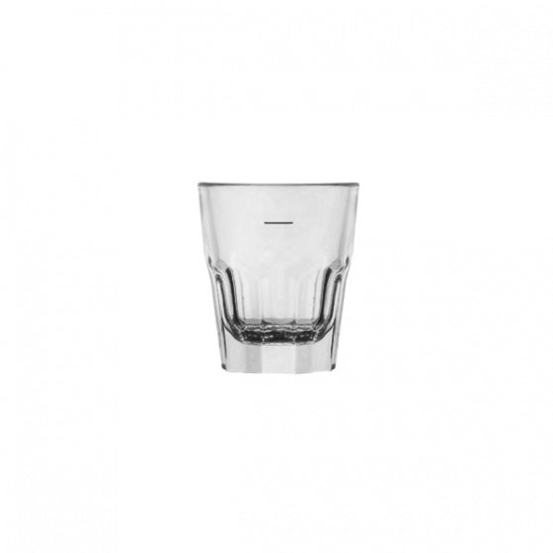 Rock Shot - 45ml, 30ml Pour Line, Polycarbonate: Pack of 6