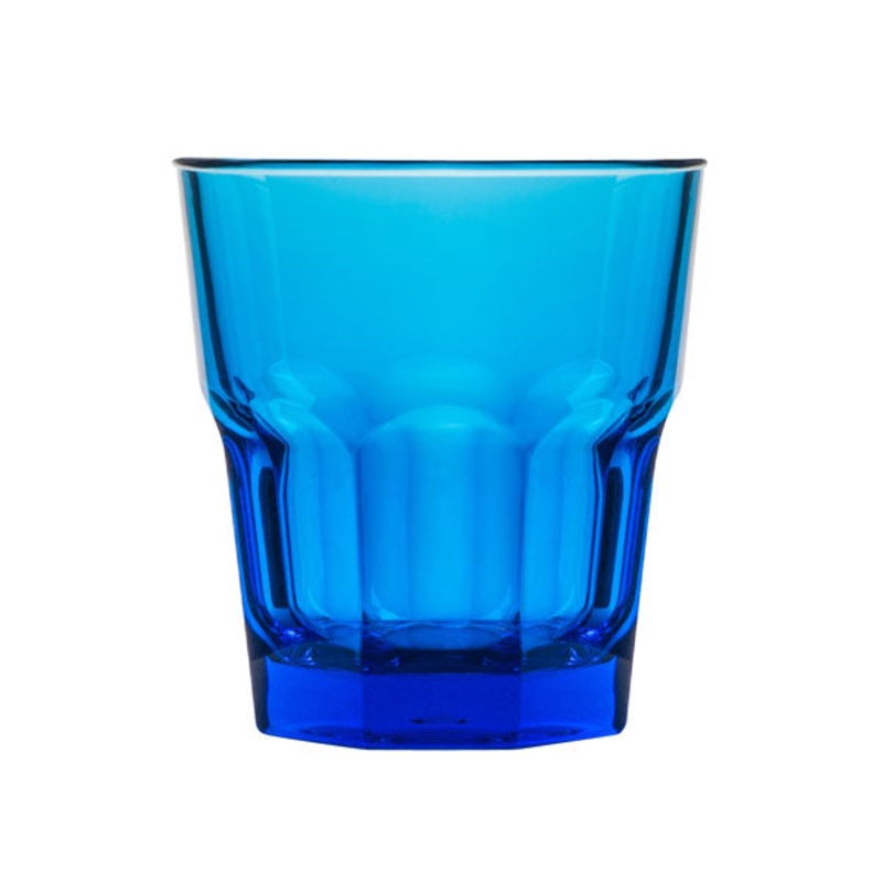 Rock Tumbler - 240ml, Blue, Polycarbonate: Pack of 6