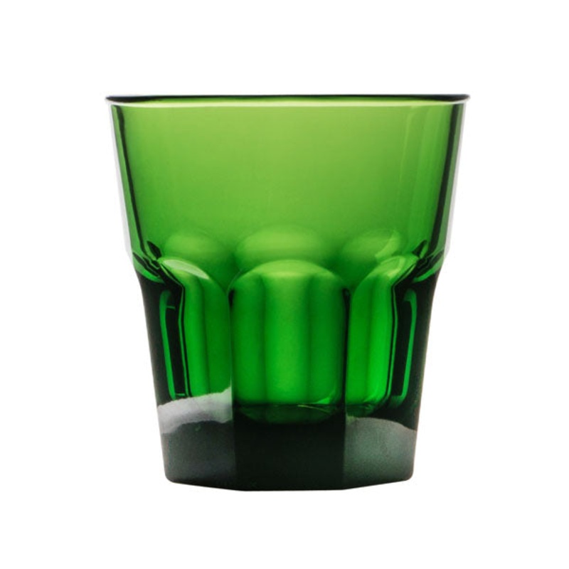 Rock Tumbler - 240ml, Green, Polycarbonate: Pack of 6