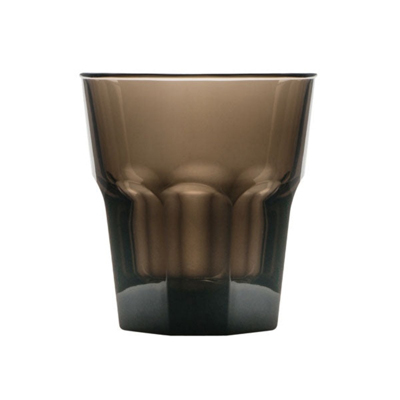 Rock Tumbler - 240ml, Smoke, Polycarbonate: Pack of 6