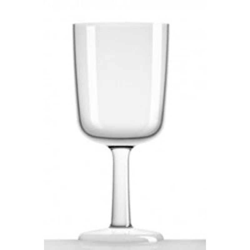 Unbreakable Wine Glass with Clear Base 300ml: Pack of 4