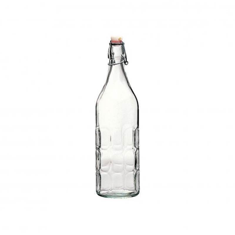 Moresca Bottle - 1.0L, White Top: Pack of 20