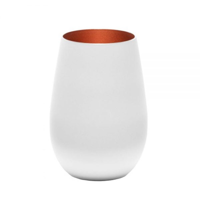 Tumbler - 465ml, Olympic, Matt White-Bronze: Pack of 24