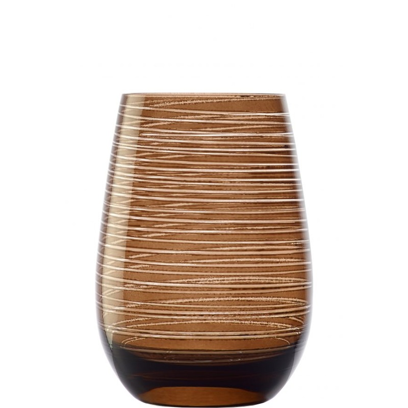 Tumbler - 470ml, Twister, Brown: Pack of 24
