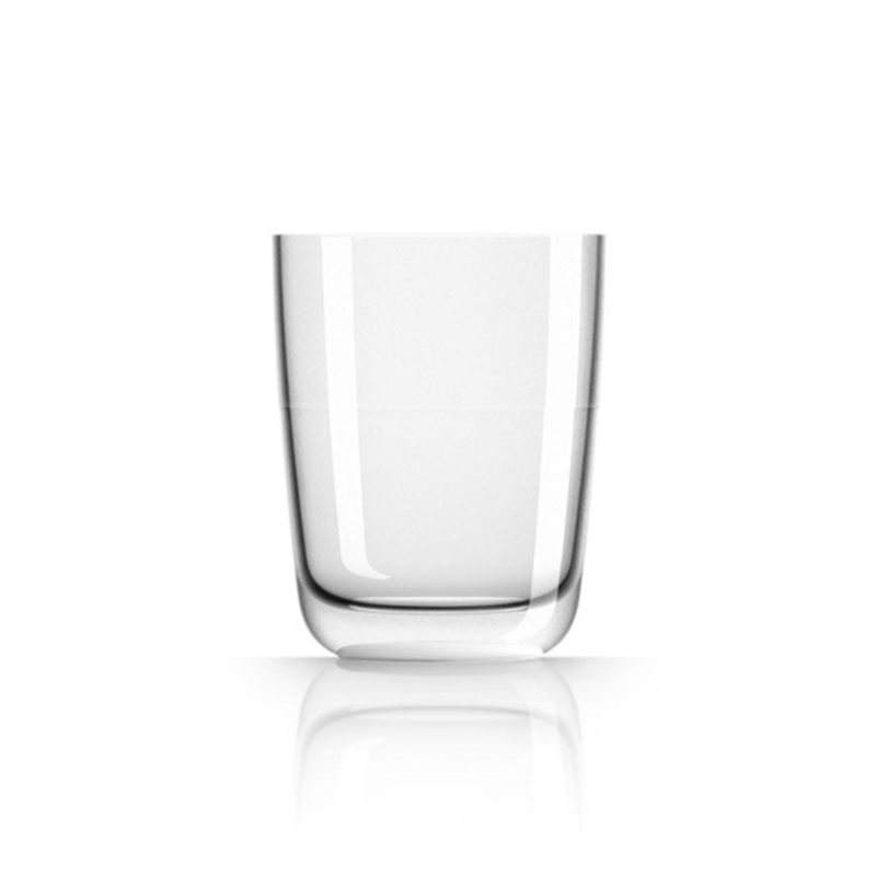 Unbreakable Highball Glass with White Base 425ml: Pack of 4