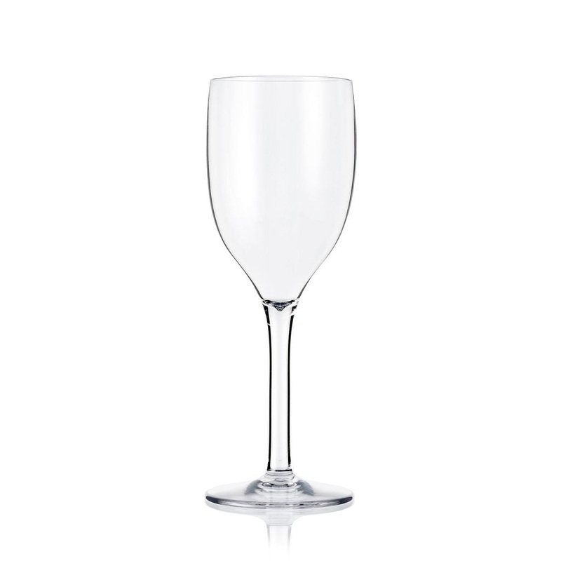 Palm Unbreakable Wine Glass - 300ml: Pack of 4