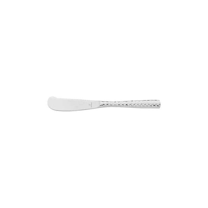 Butter Knife - Solid Handle - Lucca Faceted: Pack of 12