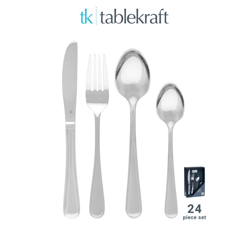 Cutlery Set - 24 piece - Melrose: Pack of 1