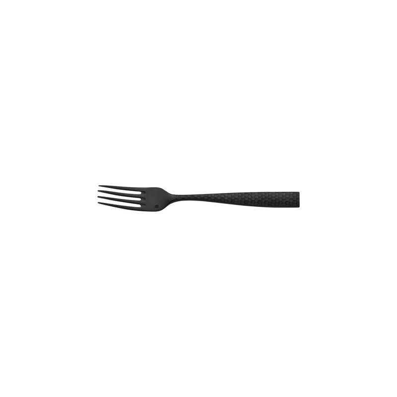 Dessert Fork - Lucca Faceted, Black: Pack of 12