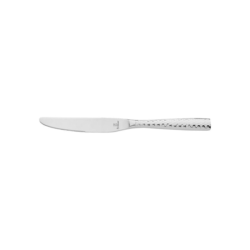 Dessert Knife - Solid Handle - Lucca Faceted: Pack of 12