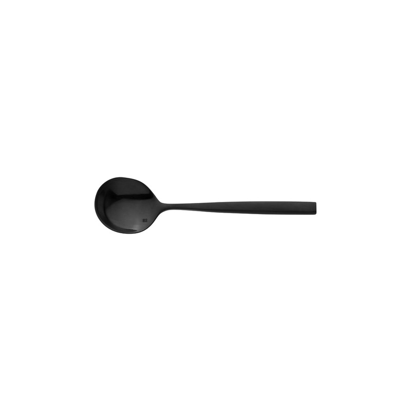 Soup Spoon - Arezzo, Black: Pack of 12
