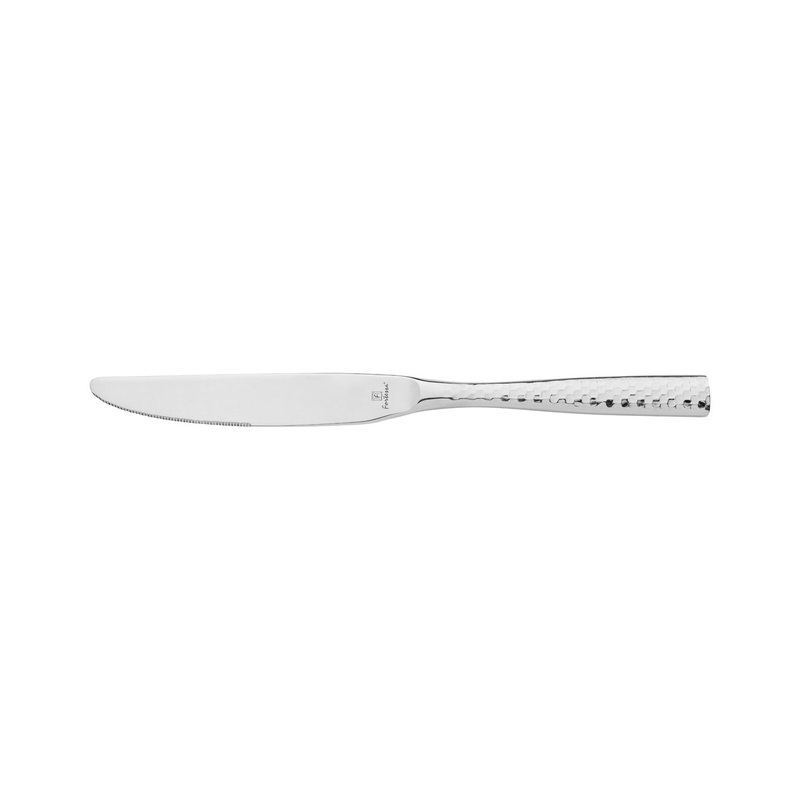 Table Knife - Solid Handle - Lucca Faceted: Pack of 12