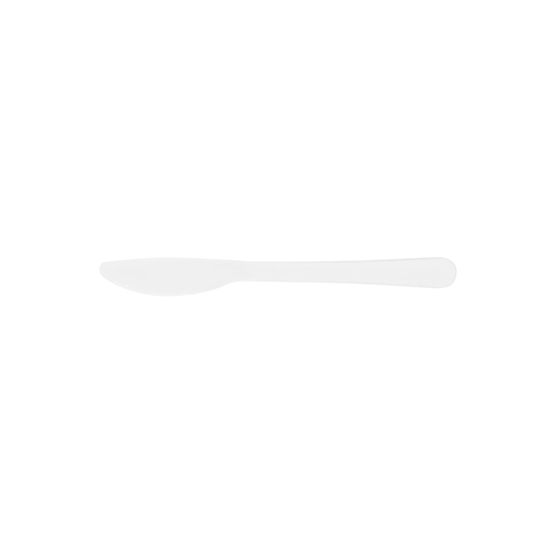 Dessert Knife - White, Melamine: Pack of 24