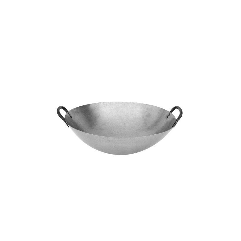 Wok Round Bottom-Iron, 430Mm: Pack of 1
