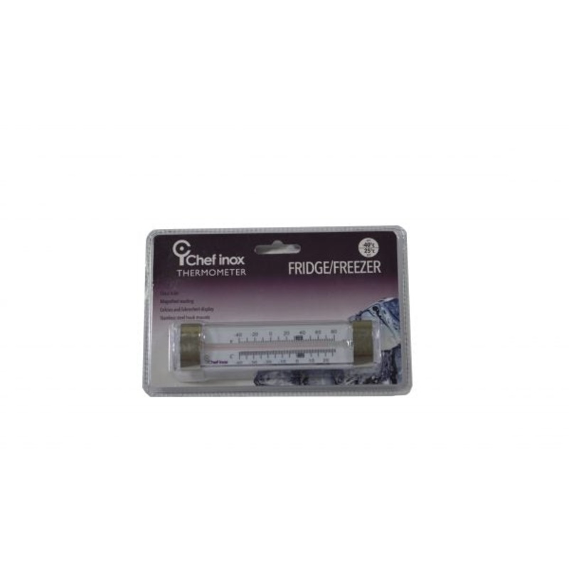 Thermometer Fridge-Freezer Glass Tube - 130x35mm: Pack of 1