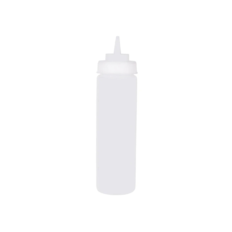 Wide Mouth Squeeze Bottle - 720ml, Clear: Pack of 12