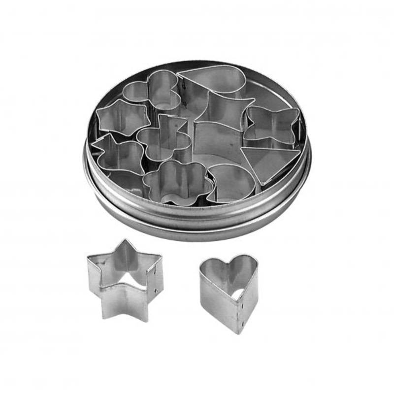 Aspic Cutter Set (12pce) - 30mm: Pack of 1