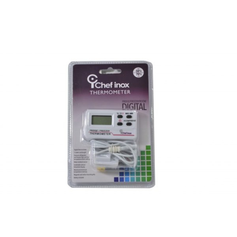 Thermometer Digital Display With Probe Water-Resist - 50x75M: Pack of 1