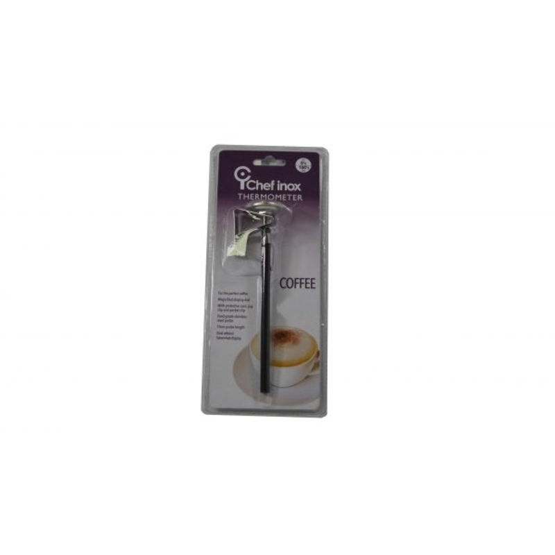 Thermometer Coffee With Clip - 32mm Dial, 140mm Length: Pack of 1