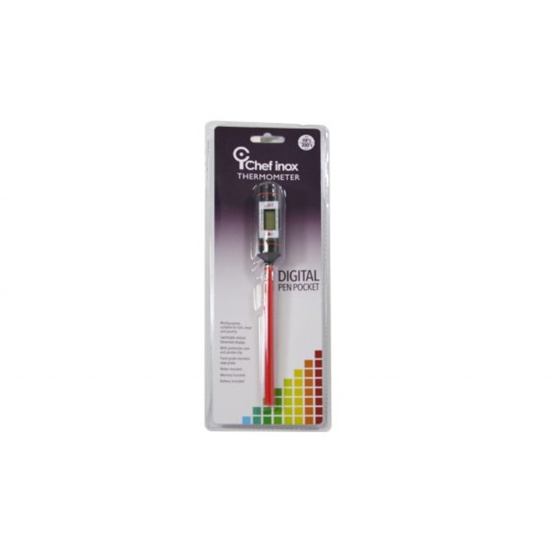 Thermometer Digital Pen Pocket Water-Resist - 200mm: Pack of 1