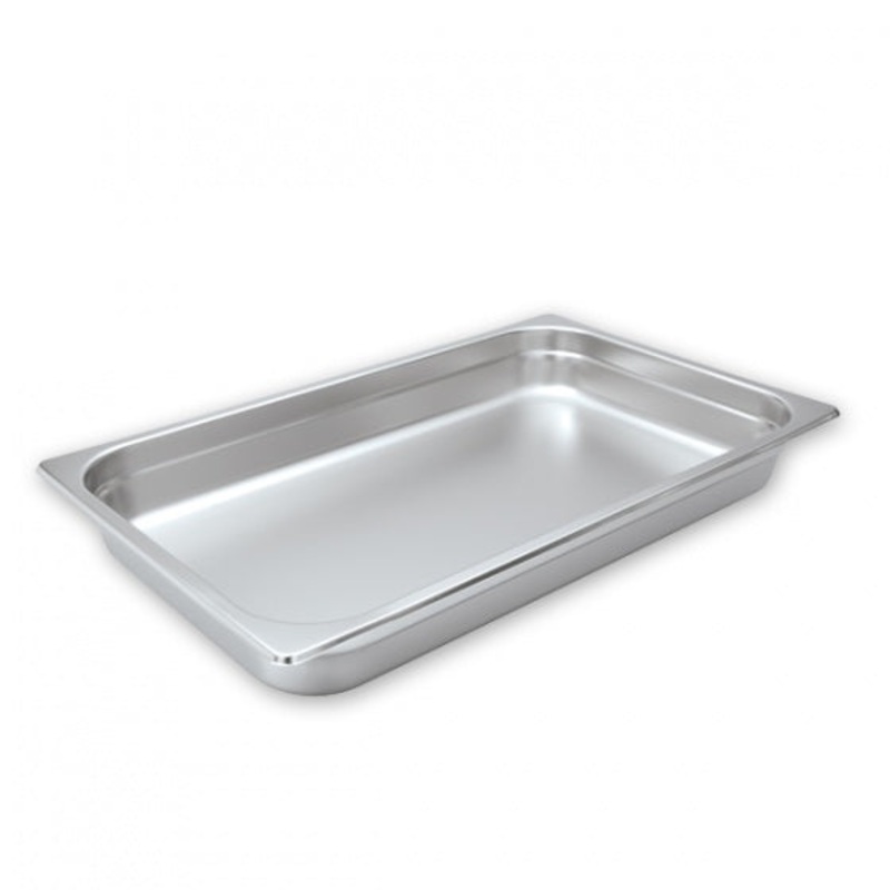 Anti Jam Steam Pan - Stainless Steel, 1-1 Size 100mm, 14.2lt: Pack of 1