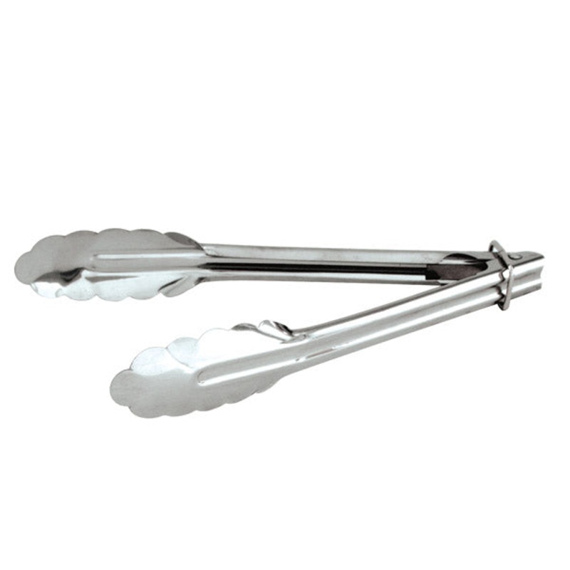 Utility Tong - Stainless Steel, With Clip, 230mm