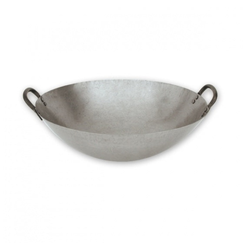 Wok Round Bottom - Iron, 380mm: Pack of 1