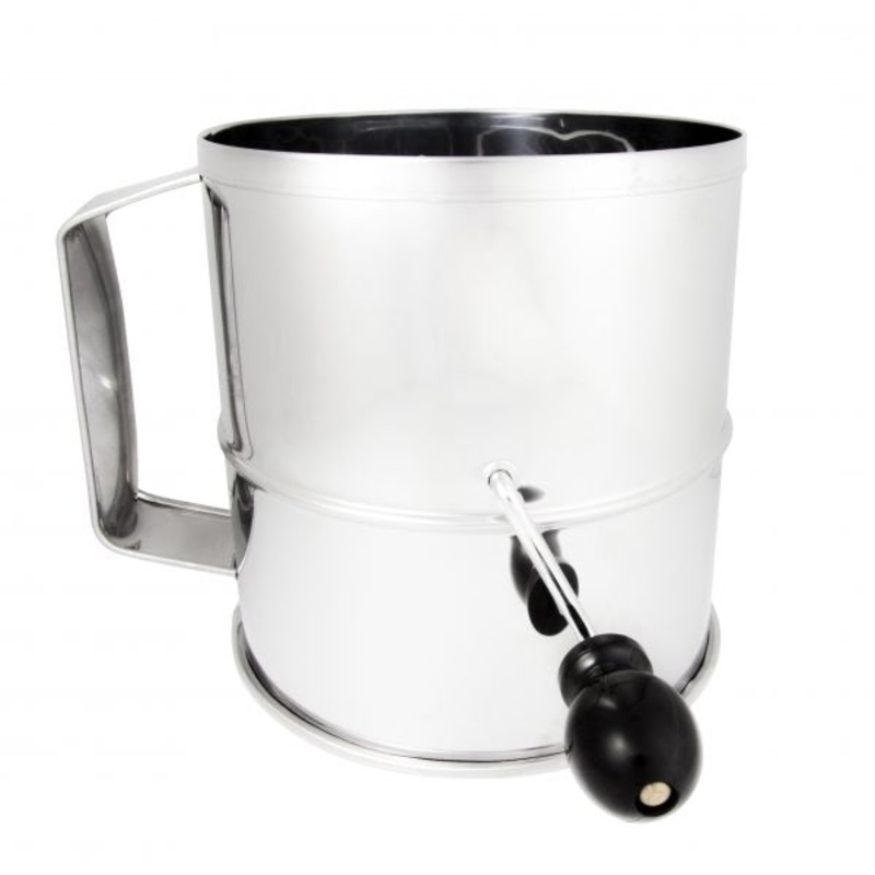 8-Cup Flour Sifter (Crank Handle): Pack of 1