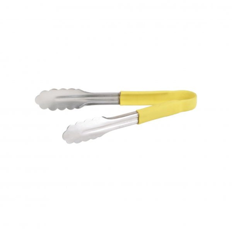 Utility Tong - 230mm, Yellow: Pack of 1