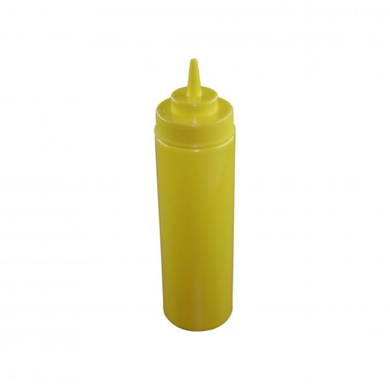 Wide Mouth Squeeze Bottle - 720ml, Yellow: Pack of 12