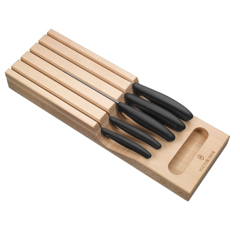 Victorinox Swiss Classic In-Drawer Knife Holder - Includes 5 Knives