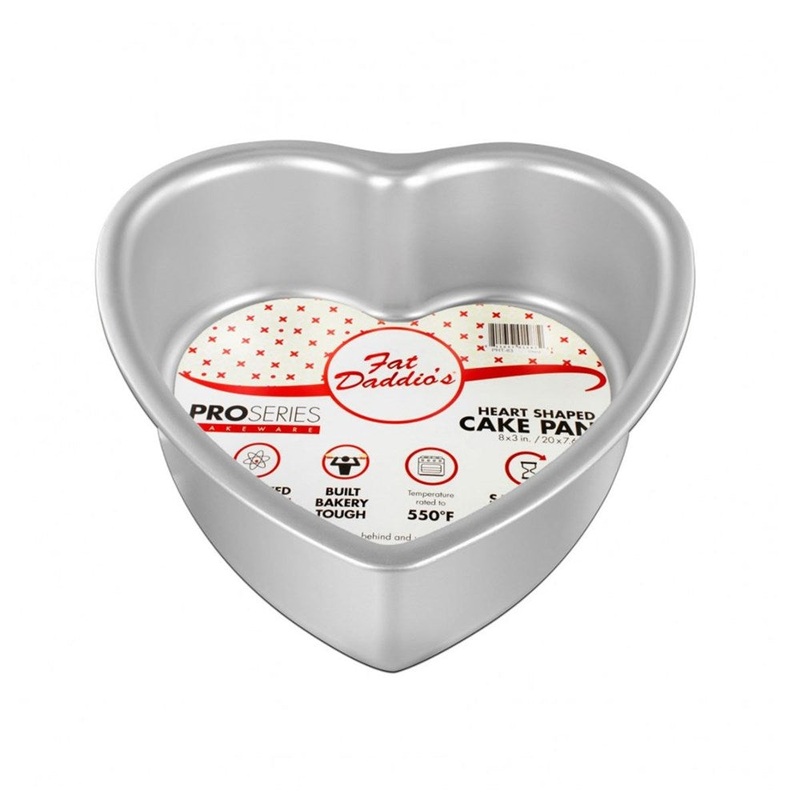 Fat Daddios Heart Pan - 6 x 3 inches