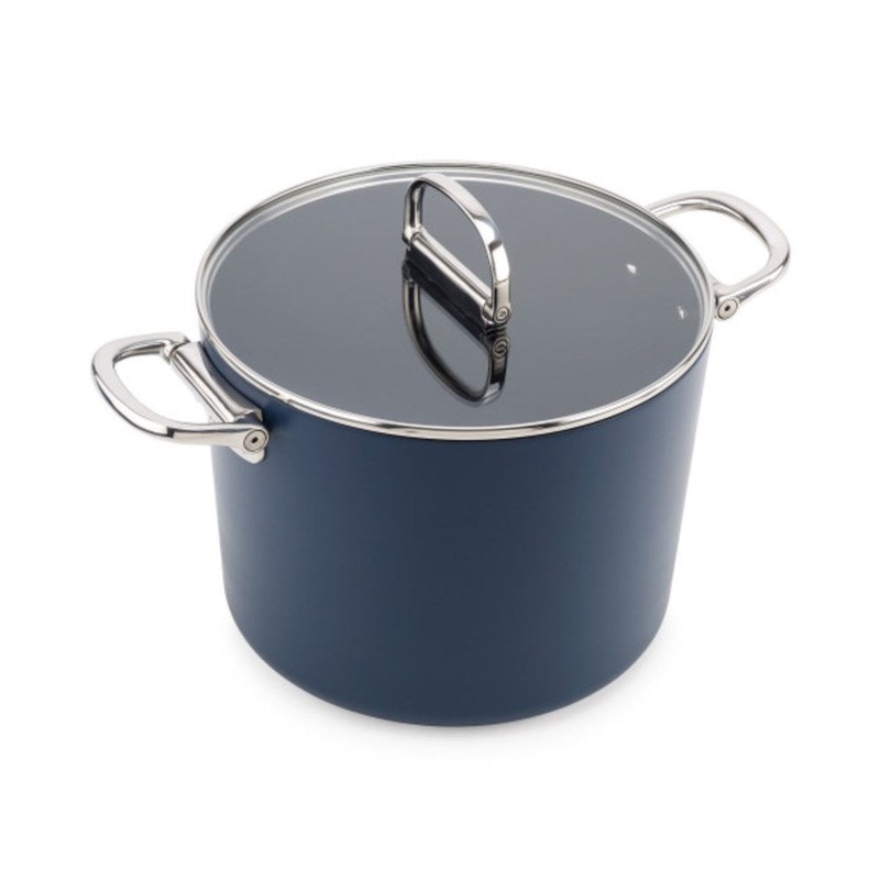 Joseph Joseph Space Non-Stick Stock Pot - 25cm - Midnight Blue