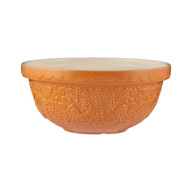 Mason Cash 'Home to Roost' Orange Hen Mixing Bowl - 24cm