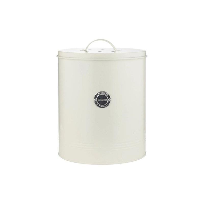 Typhoon Living Compost Caddy - 5L - Cream