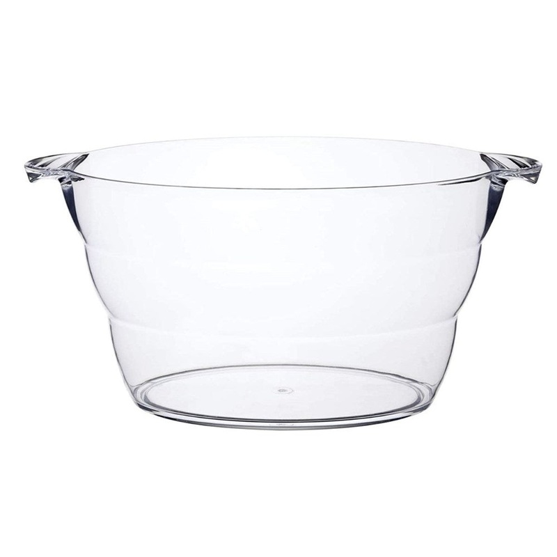 BarCraft Acrylic Large Oval Drinks Pail / Cooler