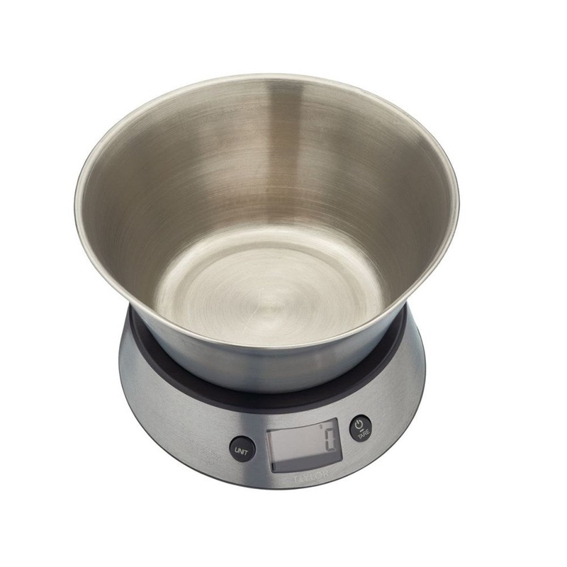 Taylor Digital Scale with Bowl SS - 5kg